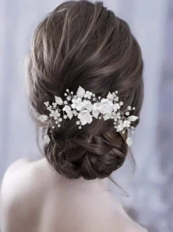 Coiffes Accessoires de cheveux en métal de mariage pour la mariée