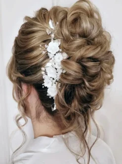 Coiffes Accessoires de cheveux en métal de mariage pour la mariée