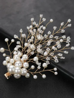 Coiffes Épingle à cheveux de mariage Accessoires de cheveux de mariée en métal