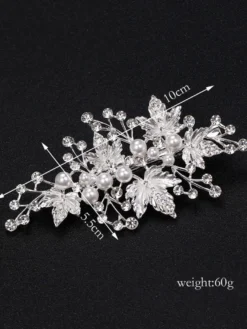 Coiffure de mariée accessoire de cheveux mariage