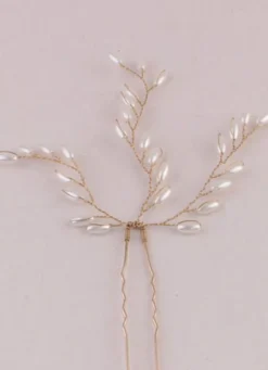 Coiffure de mariée accessoire de cheveux