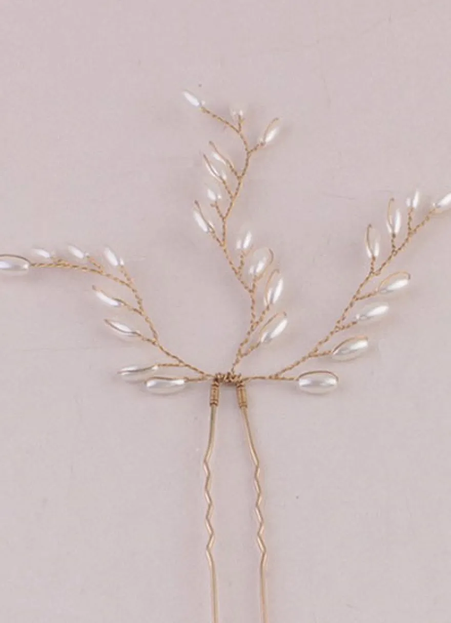Coiffure de mariée accessoire de cheveux