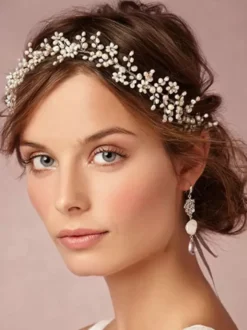 Coiffure Fleur de cheveux fête de mariage