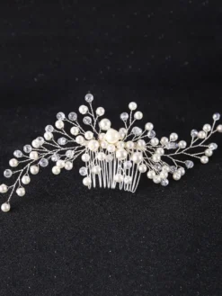 Coiffure mariage 2026 Chic Coiffure de mariage transparent de fiançailles Coiffure