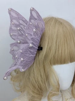 Coiffure Rococo Style Lolita Accessoires Perles Papillon Divers