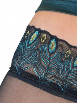 Collants Sexy Transparente Femme Lingerie Sexy Bicolores
