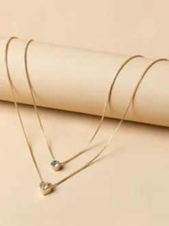 Colliers de mariage Or Collier de mariage en or