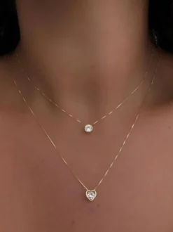 Colliers de mariage Or Collier de mariage en or