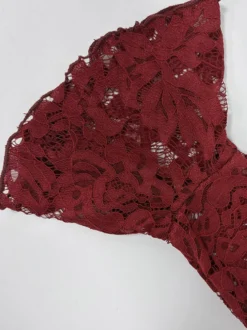 Combinaison de club décontractée en polyester manches longues col licou dentelle vêtements de club