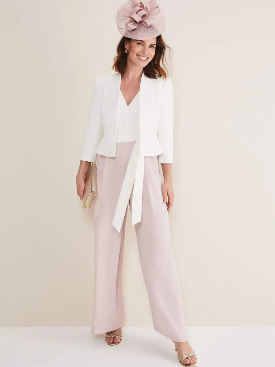 Combinaison de mariage tenue de mère de mariée combinaison sans manche col v