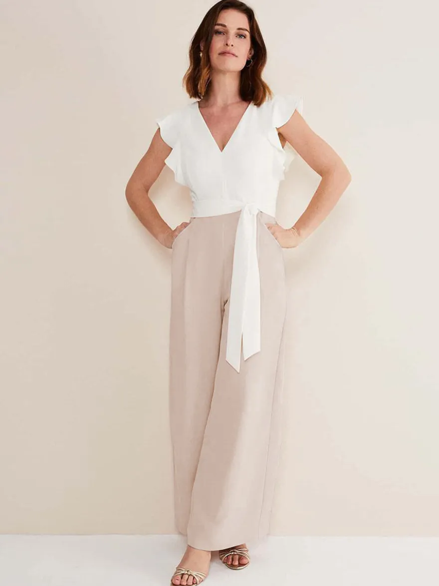 Combinaison de mariage tenue de mère de mariée combinaison sans manche col v