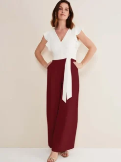 Combinaison de mariage tenue de mère de mariée combinaison sans manche col v