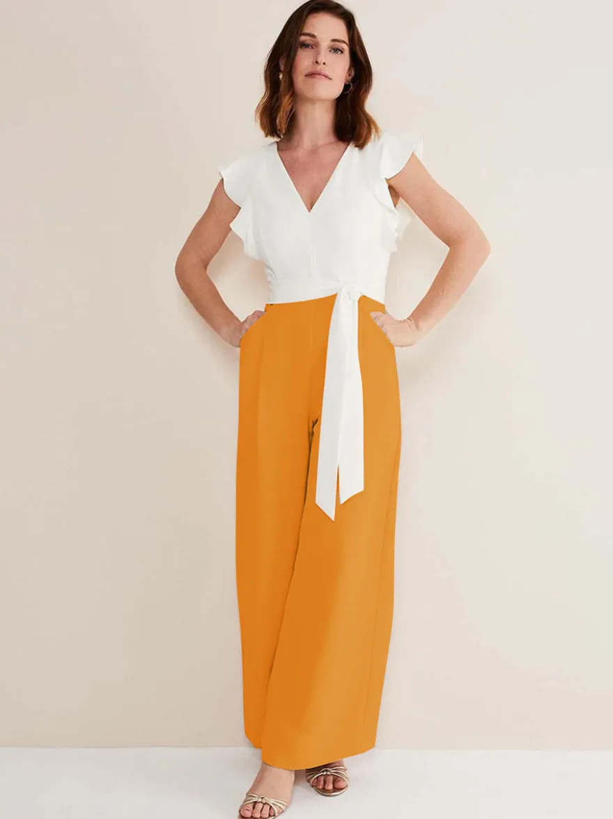 Combinaison de mariage tenue de mère de mariée combinaison sans manche col v