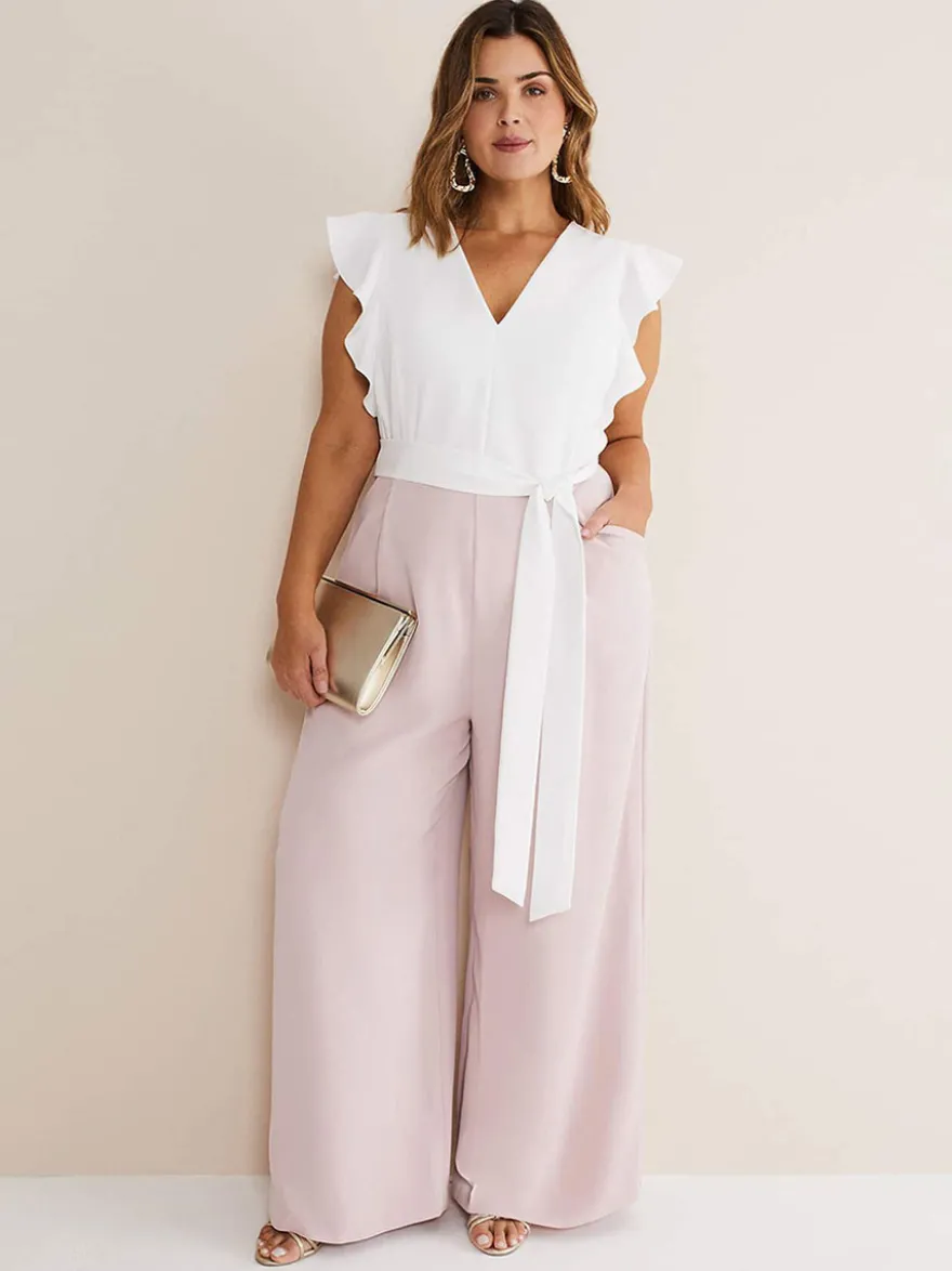 Combinaison de mariage tenue de mère de mariée combinaison sans manche col v