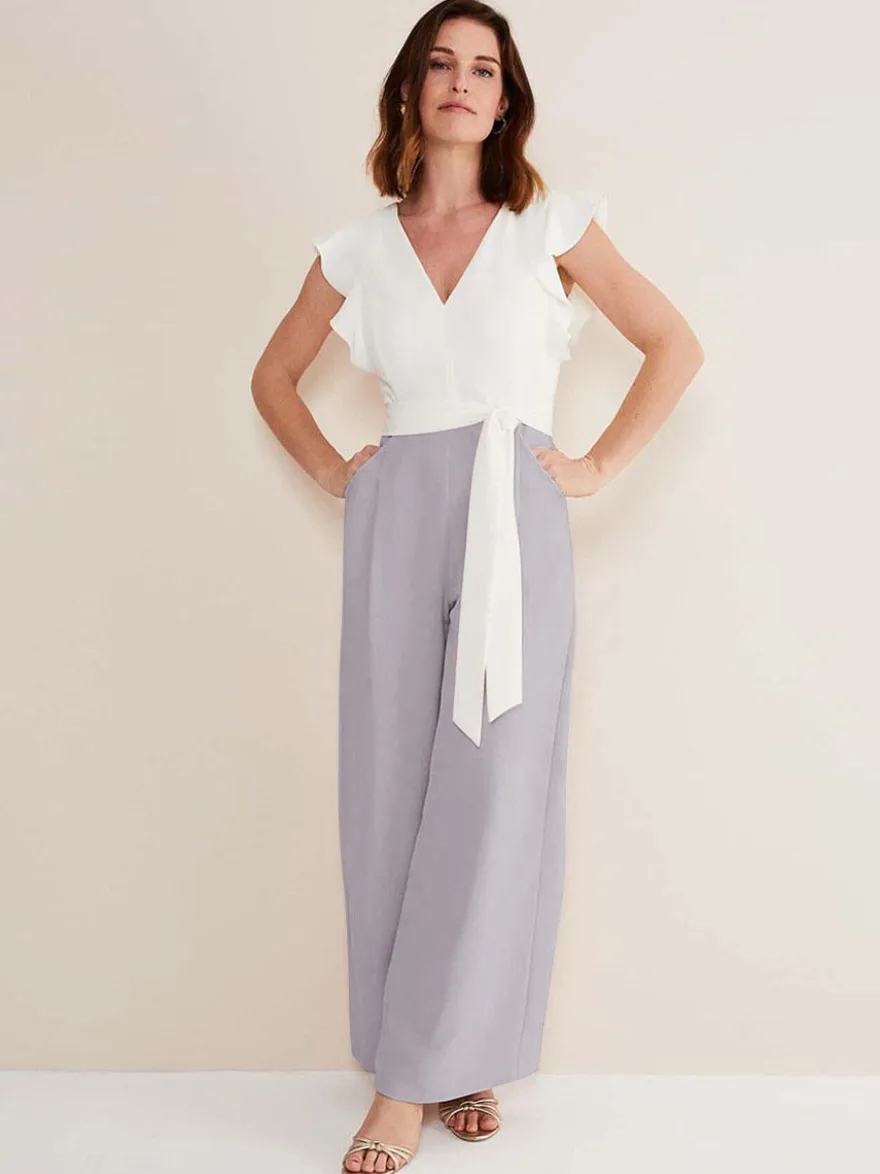 Combinaison de mariage tenue de mère de mariée combinaison sans manche col v
