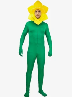 Combinaison tournesol pour adulte déguisement amusant pour Halloween et carnaval