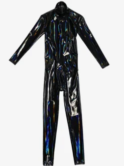 Combinaison Zentai Catsuit Ammonia pour homme Combinaison intégrale en cuir verni