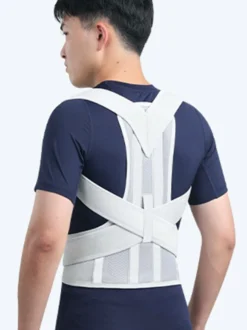 Correcteur De Posture Redresseur De Dos Réglable Support Dorsal Soutien Du Dos Adulte