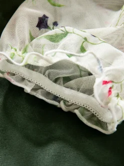 Corsets à imprimé floral blanc manches courtes lingerie décontractée du quotidien