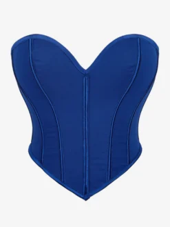Corsets pour femmes en polyester rose à lacets en forme de cœur Lingerie d'intérieur