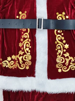 Cosplay de Père Noël Costume Déguisement Cadeau Noël Soirée Déguisement Cosplay Ensemble
