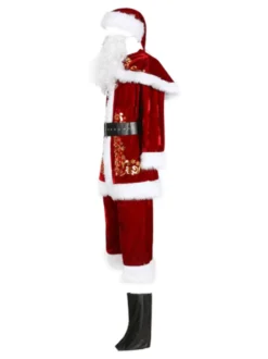 Cosplay de Père Noël Costume Déguisement Cadeau Noël Soirée Déguisement Cosplay Ensemble