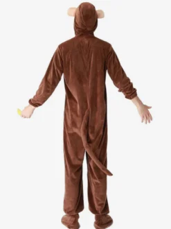 Costume Animaux Homme Costume De Singe Marron Foncé Costume Carnavals Déguisements Halloween