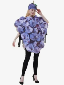 Costume de cosplay pour réunion sportive fête de fruits costume de raisin