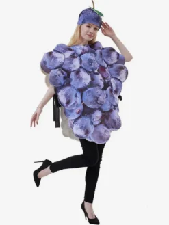 Costume de cosplay pour réunion sportive fête de fruits costume de raisin