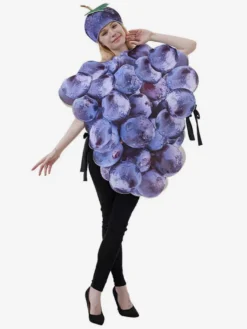 Costume de cosplay pour réunion sportive fête de fruits costume de raisin