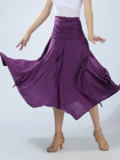 Costume de danse de salle de bal Jupe Maxi de haute performance féminine Déguisements Halloween