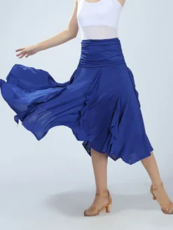 Costume de danse de salle de bal Jupe Maxi de haute performance féminine Déguisements Halloween