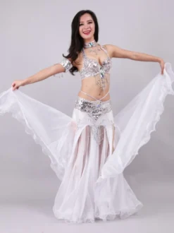 Costume de danse du ventre pour femme ensemble de 5 pièces