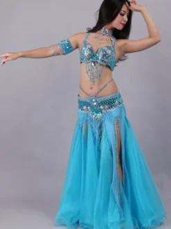 Costume de danse du ventre pour femme ensemble de 5 pièces