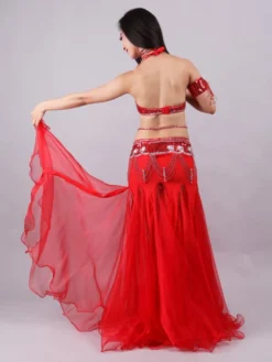 Costume de danse du ventre pour femme ensemble de 5 pièces