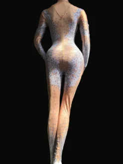 Costume De Danse Jazz Déguisements Halloween Femmes Sexy Jumpsuit Tenue De Nuit Club