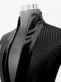 Costume De Danse Latine Homme Top Manches Longues Transparentes Sexy