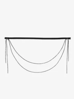 Costume de danse latine noir accessoire en Polyester pour femmes vêtements de danse Sexy pour danseuse latine