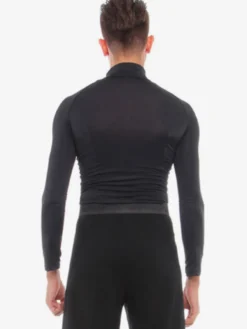 Costume de Danse Latine Noir Hommes Lait Soie Costume De Danse Top Déguisements Halloween