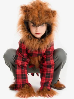 Costume De Loup-Garou Animal De Noël Enfants Spectacle Déguisement