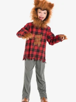 Costume De Loup-Garou Animal De Noël Enfants Spectacle Déguisement