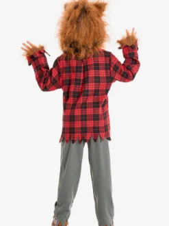 Costume De Loup-Garou Animal De Noël Enfants Spectacle Déguisement