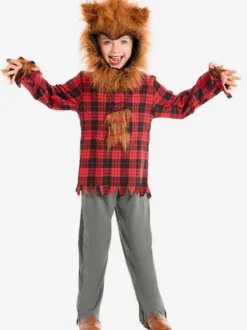 Costume De Loup-Garou Animal De Noël Enfants Spectacle Déguisement