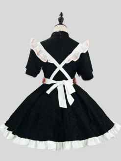 Costume de serveuse Lolita Cosplay robe cheongsam style chinois tenue de serveuse pour fête d'Halloween jeu de rôle