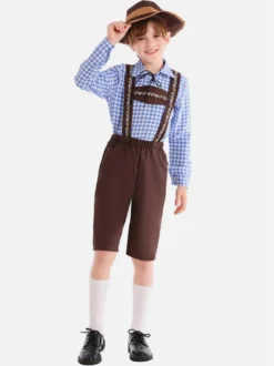 Costume d'Oktoberfest pour garçon ensemble 3 pièces Allemagne