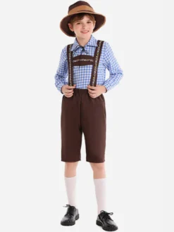 Costume d'Oktoberfest pour garçon ensemble 3 pièces Allemagne