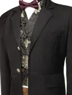 Costume Opéra rétro long noir gabardine Déguisements Halloween
