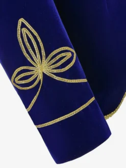 Costume Royal Victorienne Homme Style Militaire Naval Ensemble 3 Pièces avec Chemise et Pantalon