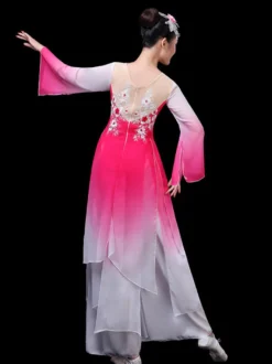 Costumes Chinois Danse Traditionnelle Costumes de Carnaval Costume 2 Pièce Déguisements Halloween