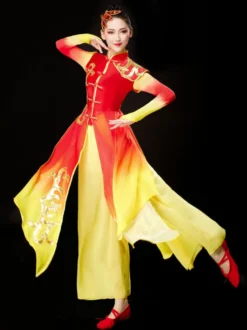Costumes Chinois Femme Costume De Danse Traditionnelle Carnaval Costumes Déguisements Halloween